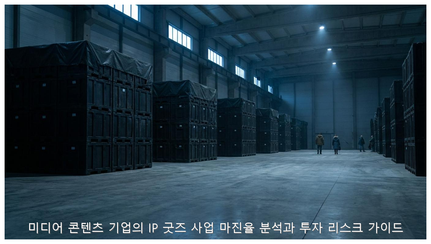 미디어 콘텐츠 기업의 IP 굿즈 사업 마진율 분석과 투자 리스크 가이드 핵심 안내 및 분석 인포그래픽 (3)