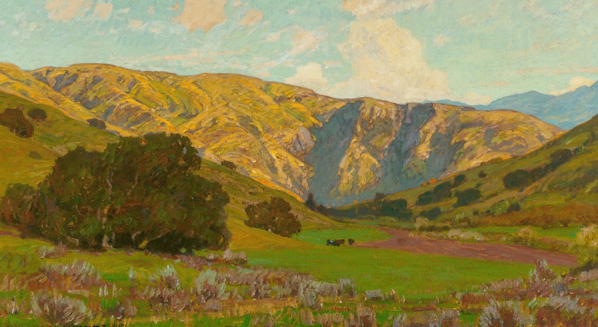 Meadow with Distant Hills 1907