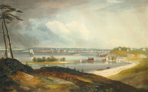 New York from the Heights near Brooklyn ca 182023