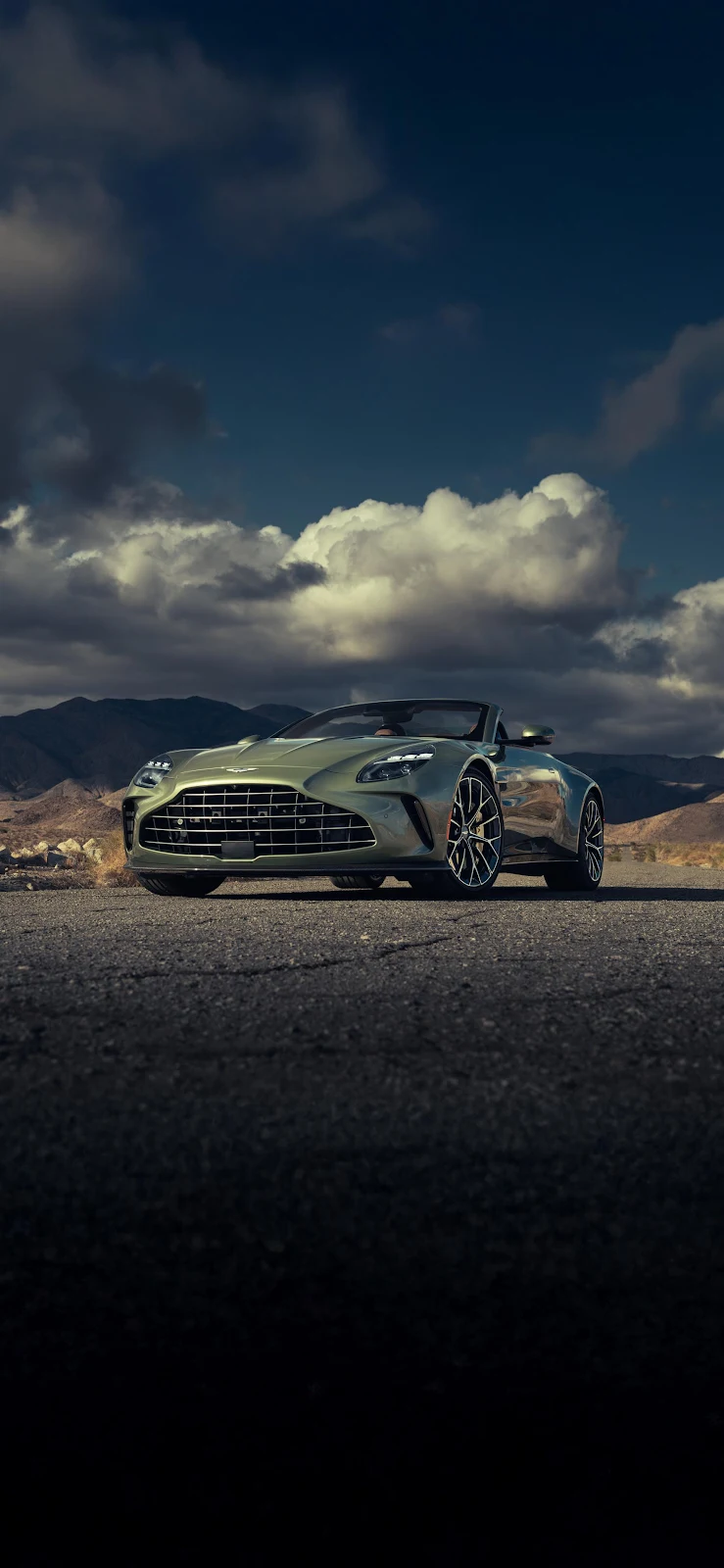 Aston Martin DBS Volante Convertible - Automotive Photography 2K iPhone Wallpaper (1772x3839)