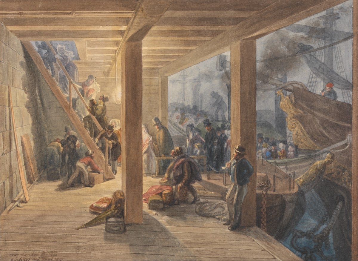 Swan Stairs London Bridge 1841