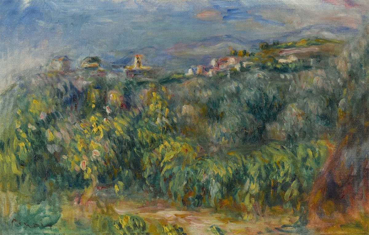 Paysages de Provence Cagnes circa1910
