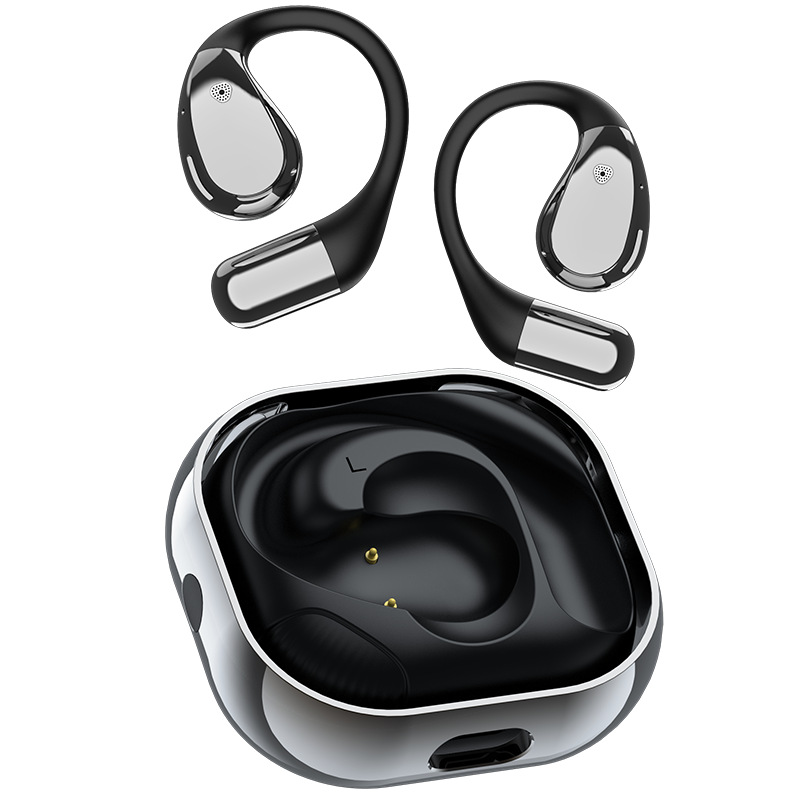 Earhook earphones with Bluetooth 6.0 and noise cancellation