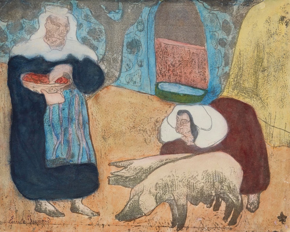 Femmes Au Porcs Women With Pigs 1889