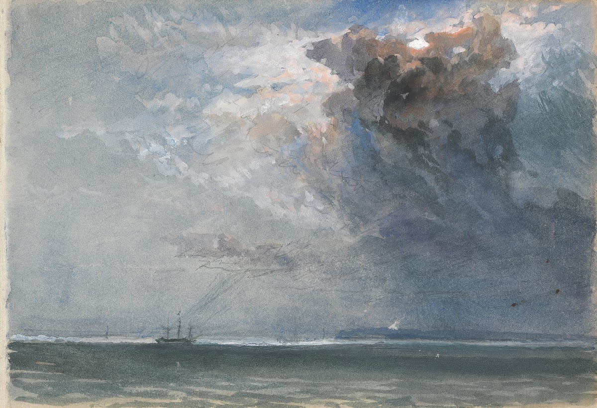 Ship at Sea during a Storm 1863