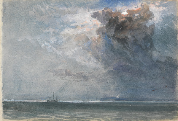 Ship at Sea during a Storm 1863