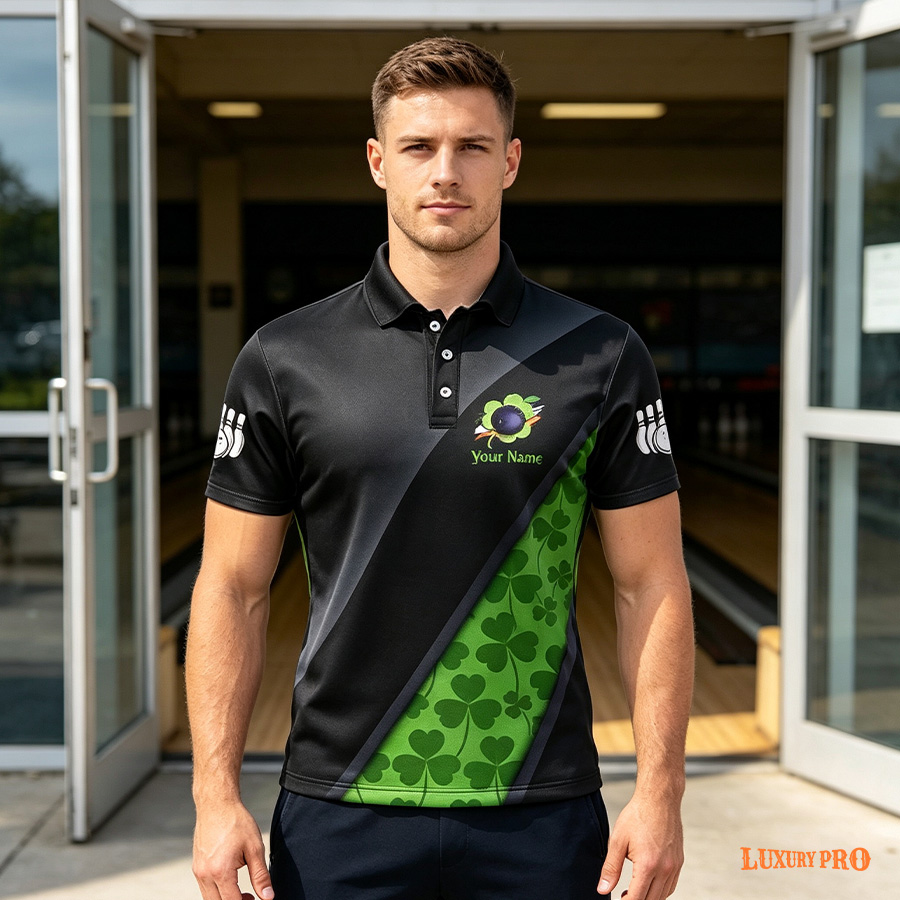 Men's Collared Button Polo