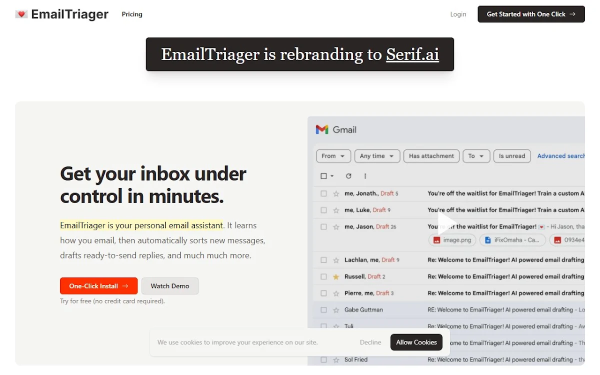 Captura de Email Triager