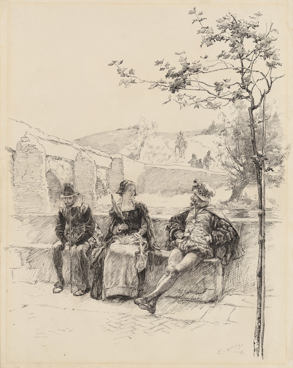 The bird to others flew 1887