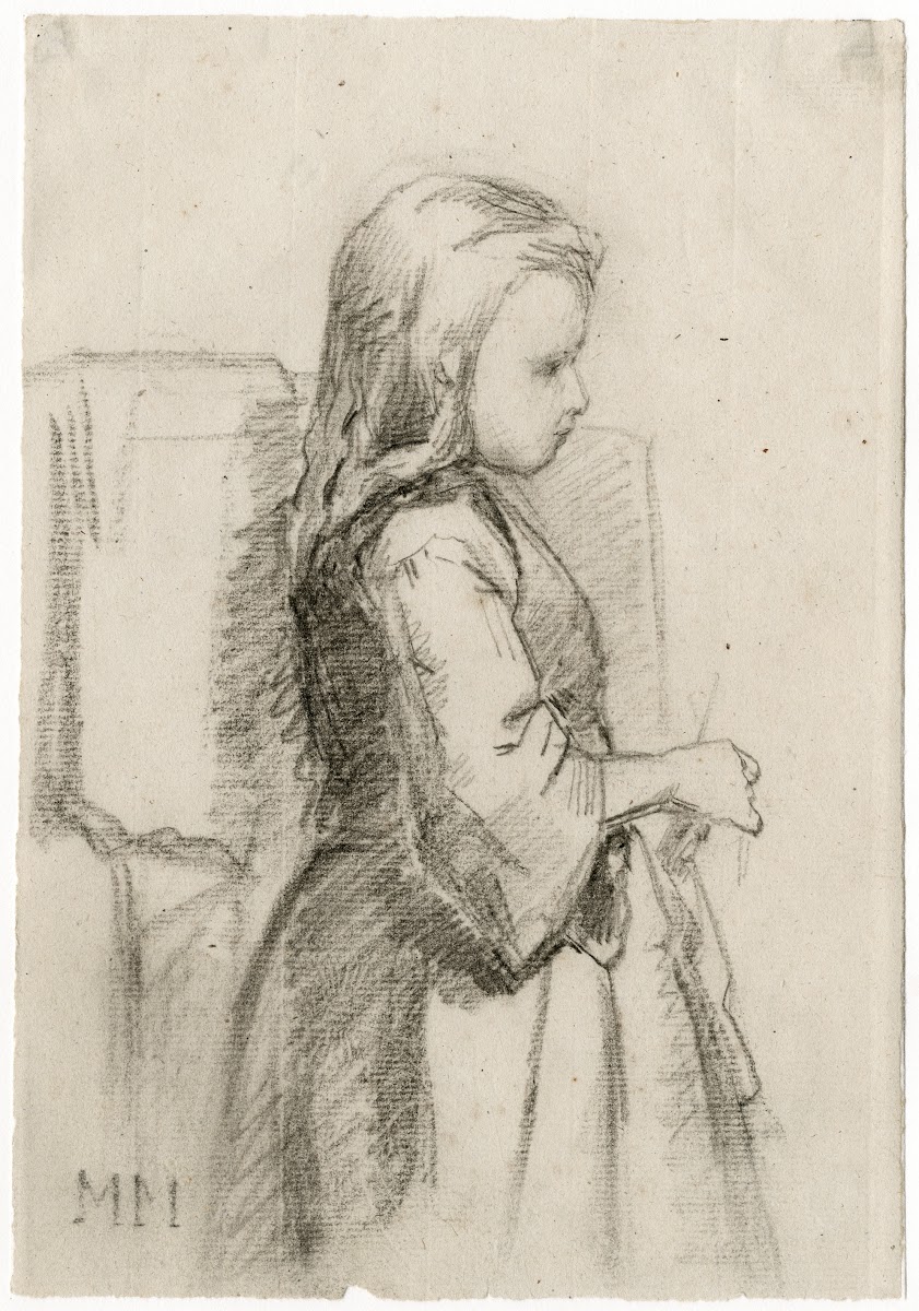 Breiend meisje 1861