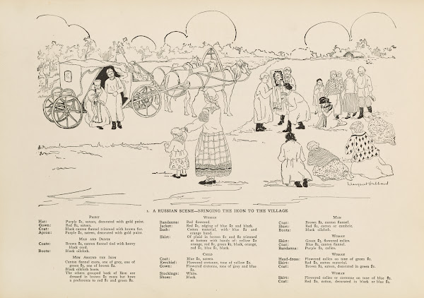 National costumes of the Slavic peoples Pl01 1920