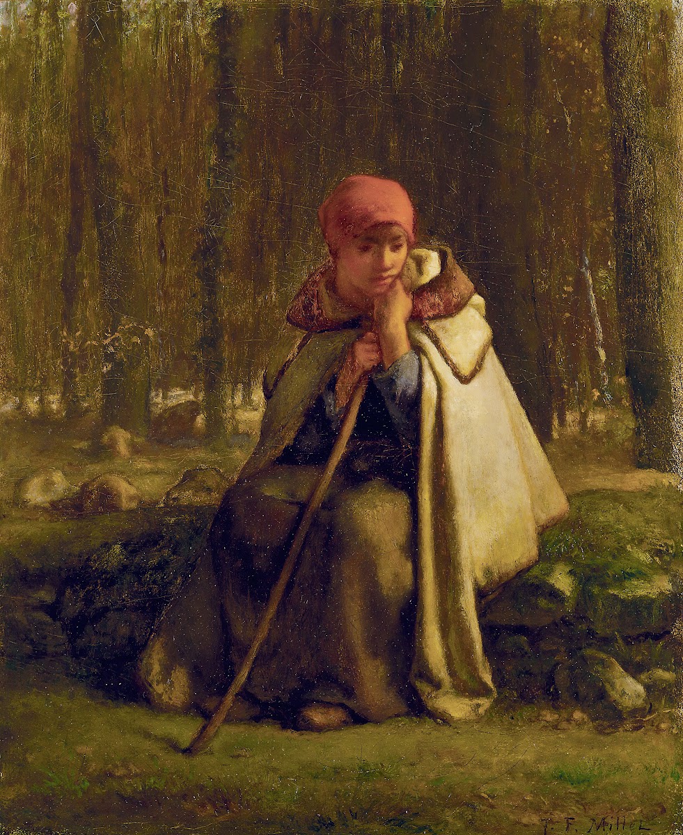Seated Shepherdess c 1852
