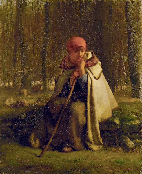 Seated Shepherdess c 1852