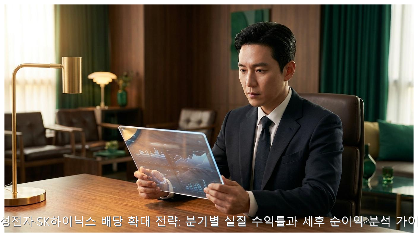 삼성전자·SK하이닉스 배당 확대 전략: 분기별 실질 수익률과 세후 순이익 분석 가이드 핵심 안내 및 분석 인포그래픽 (5)