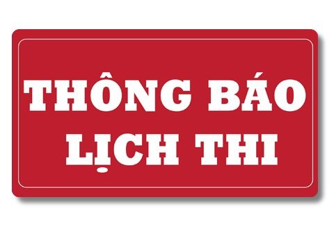 Thông báo lịch thi học kỳ 3 năm học 2025-2026