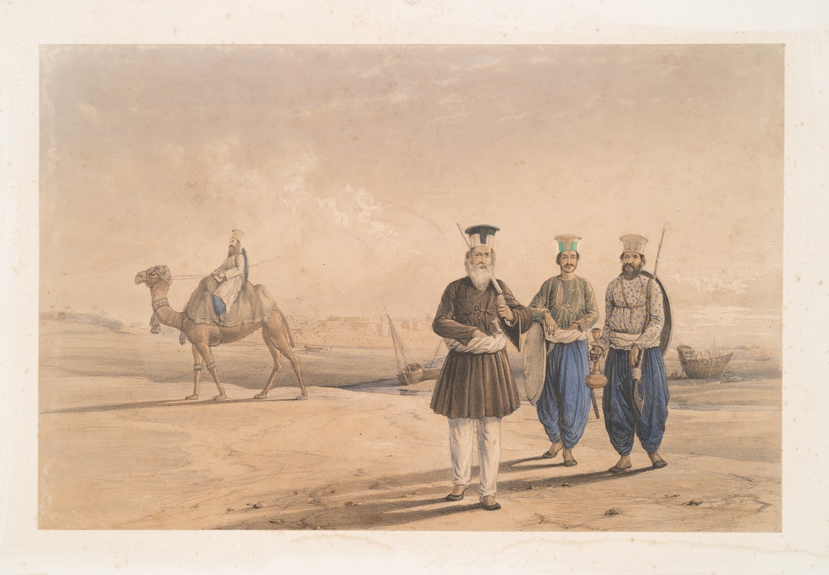 Indian and attendants 1843