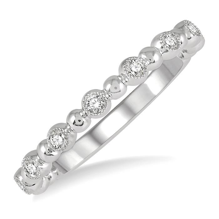 Stackable Diamond Fashion Band