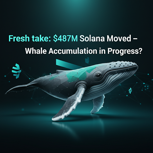 Fresh take: $487M Solana Moved – Whale Accumulation in Progress?