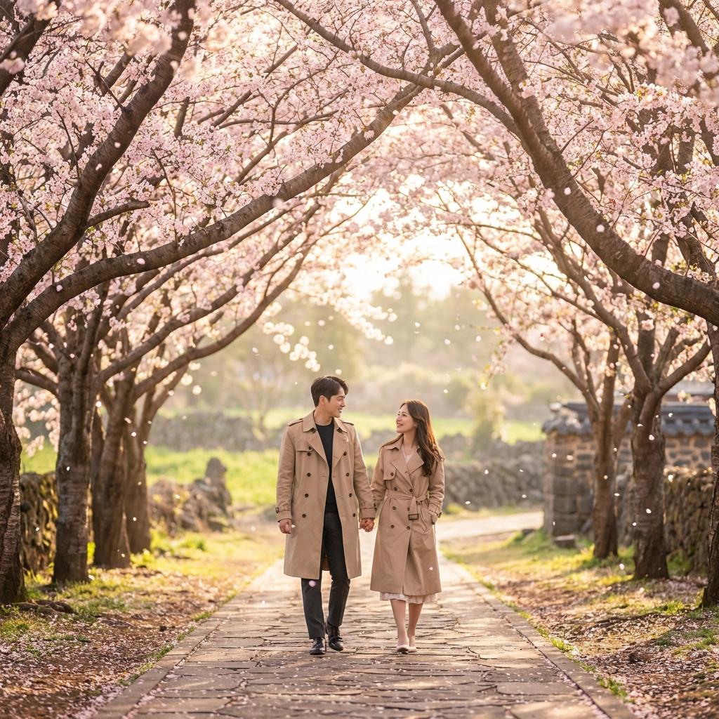 봄날의 절정: 2026 제주 왕벚꽃 축제, 가장 예쁜 벚꽃길 찾아가기