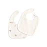 Baby Bib Twins muslin Marshmallow 2 pcs multicolor