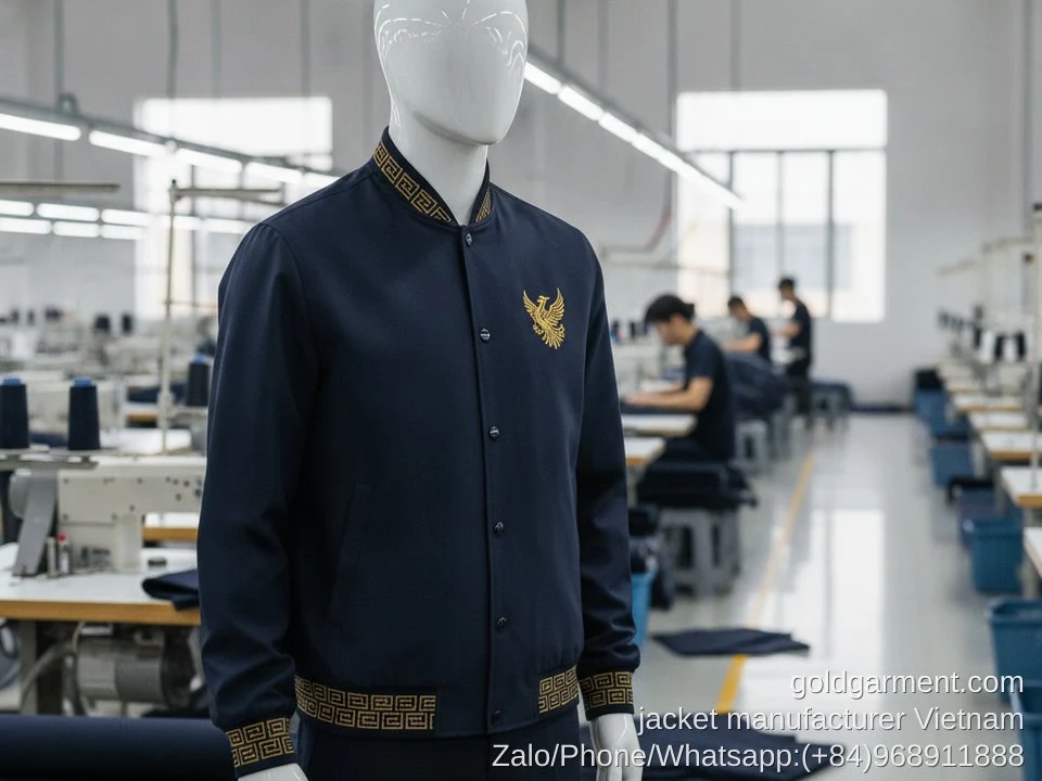Jacket & Outerwear Manufacturing in Vietnam: Windbreakers, Bombers & Beyond - Gold Garment Vietnam