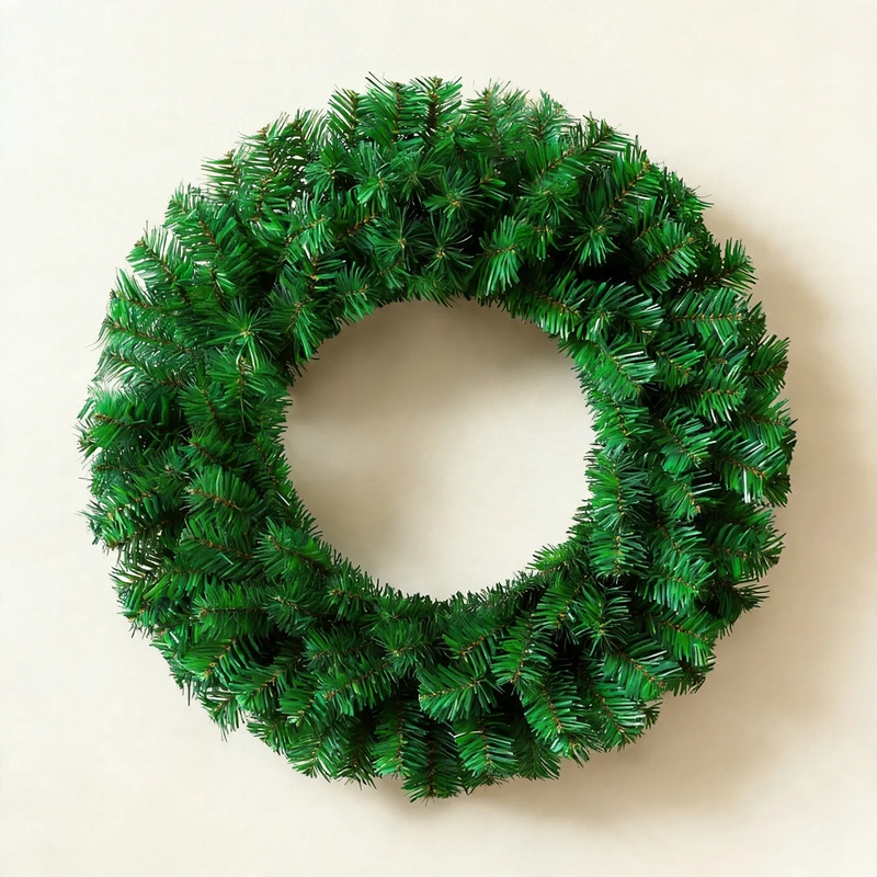 Christmas wreath made of PVC, versatile