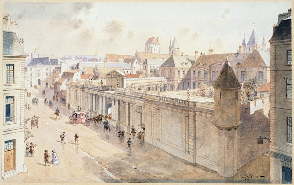 Le palais du Grand Prieur au Temple en 1770 1915 1945