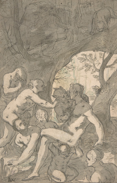 Women Bathing In A Wood Surprised By A Satyr 15801627