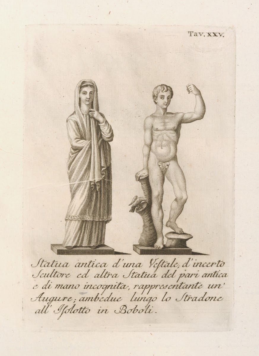 Statua Antica Duna Vestale Dincerto 1789