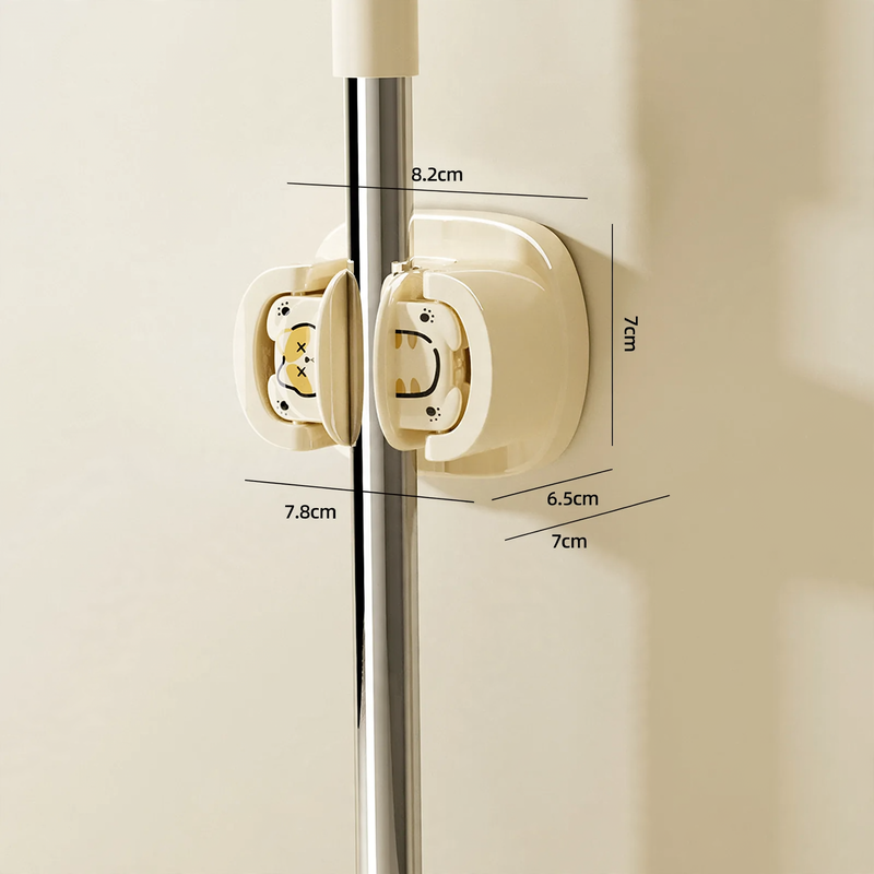 Suction cup top hook for wall mounting, without drilling