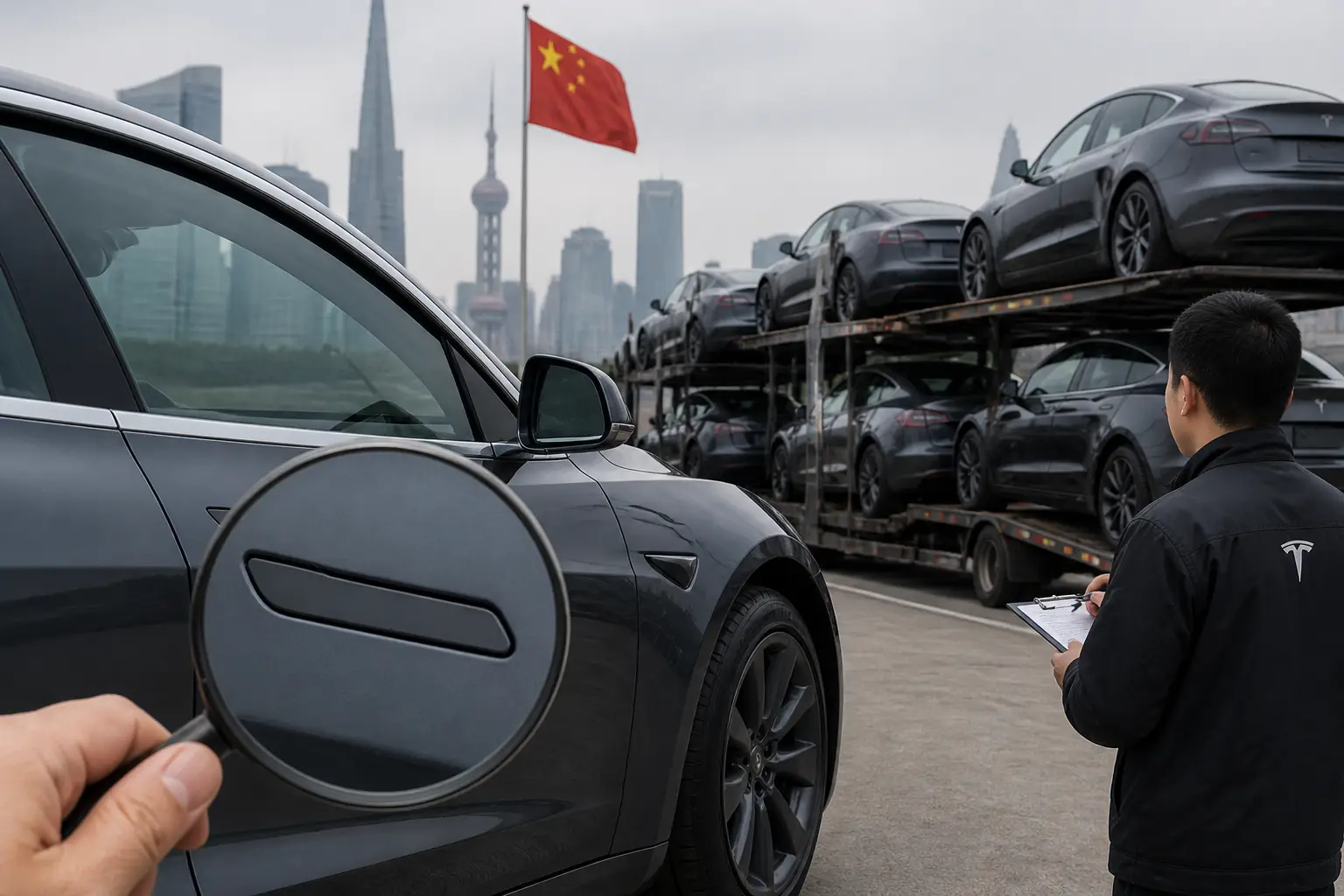 Editorial image for Over 2.98 million Teslas recalled in China due to hidden door handle safety concerns