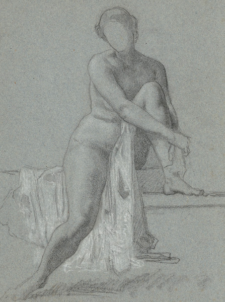 Seated Nude 1860s 1870s