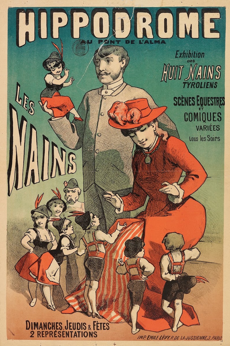 Hippodrome Au Pont De Lalma Les Nains Exhibition Des Huit Nains Tyroliens 1873 1