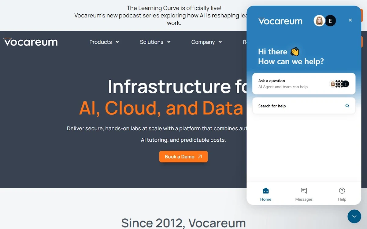 Captura de vocareum.com