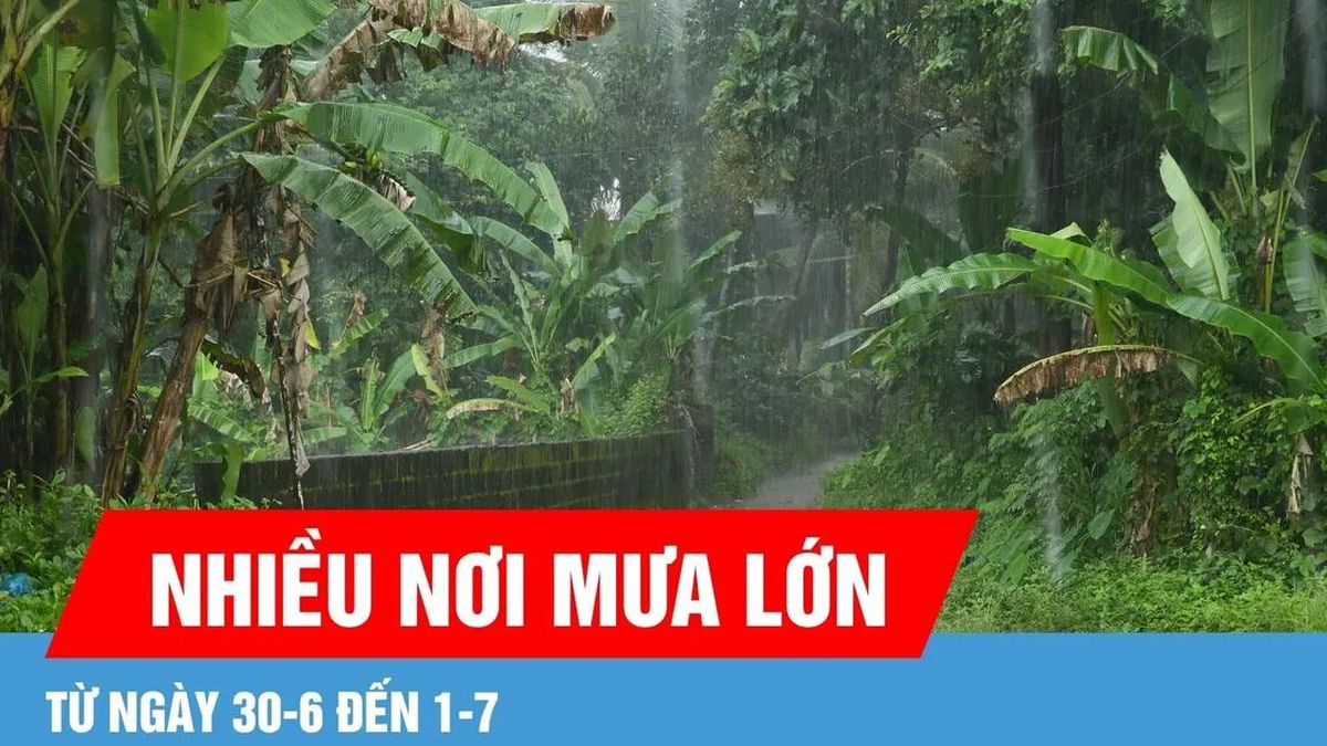 Nhiều nơi mưa lớn từ ngày 30-6 đến 1-7 - Báo Sài Gòn Giải Phóng