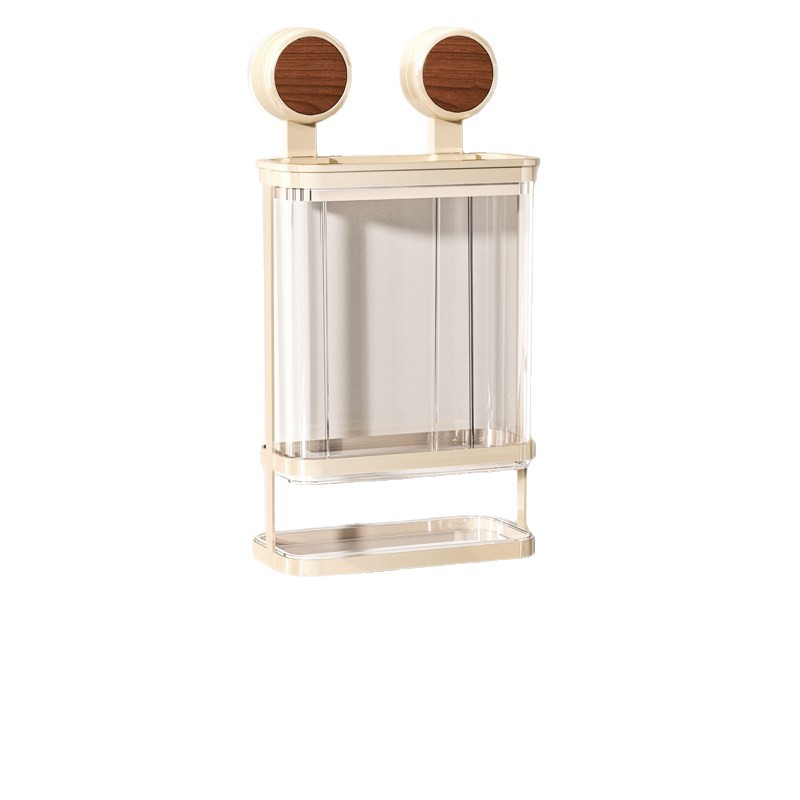Wall-mounted knife holder with suction cup