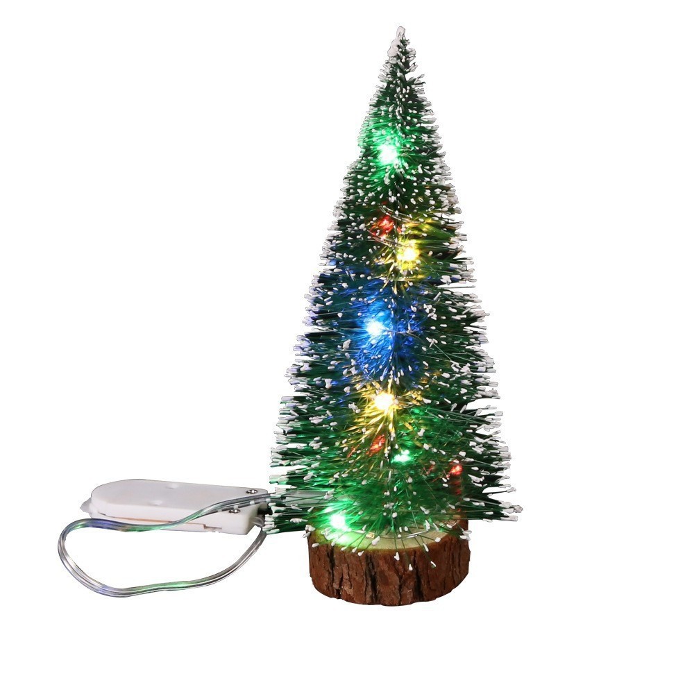 Miniatur-Weihnachtsbaum mit Schnee-Optik