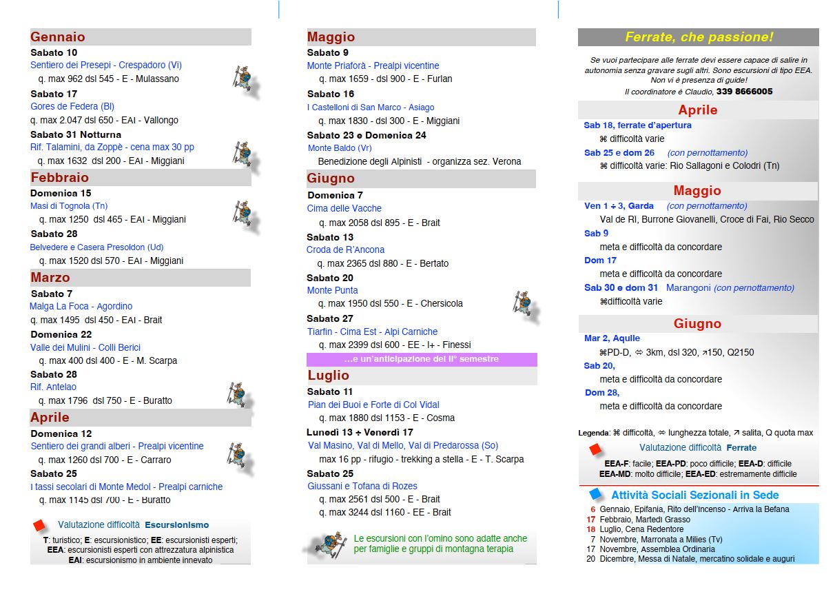 Retro calendario attivita' Gennaio-Giugno 2026