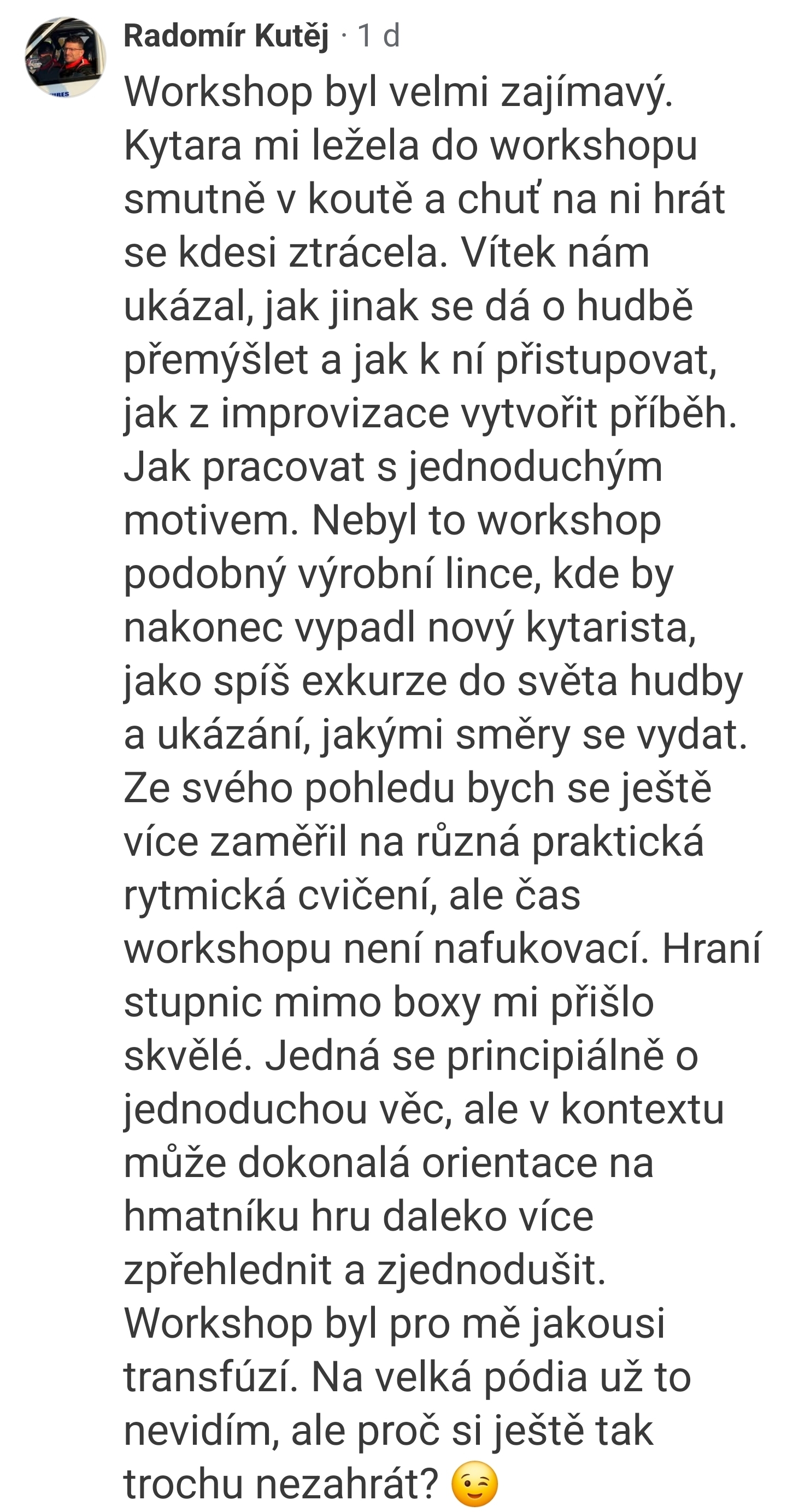Recenze — Radomír Kutěj