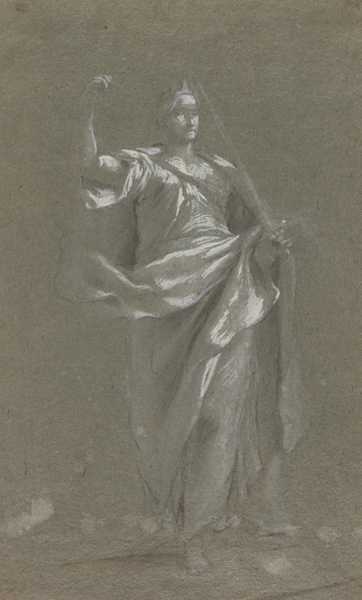 Allegorical Figure recto 1800s