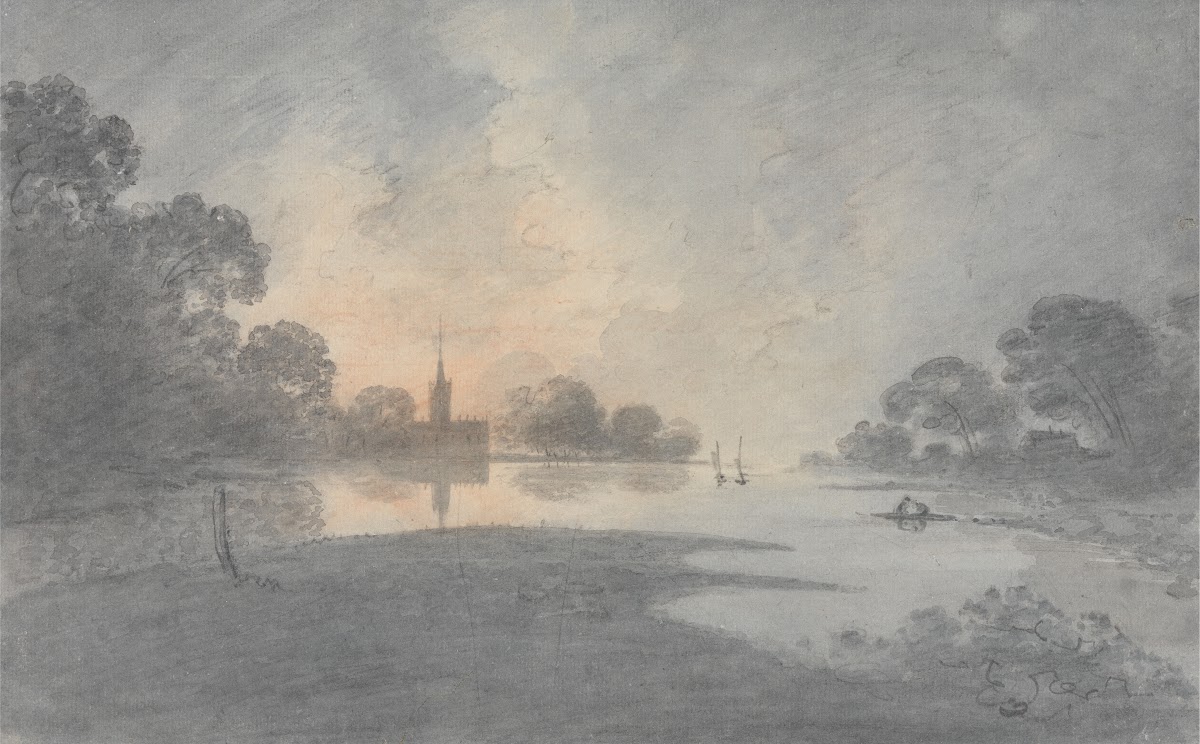 The River at Dusk Oxford 1792