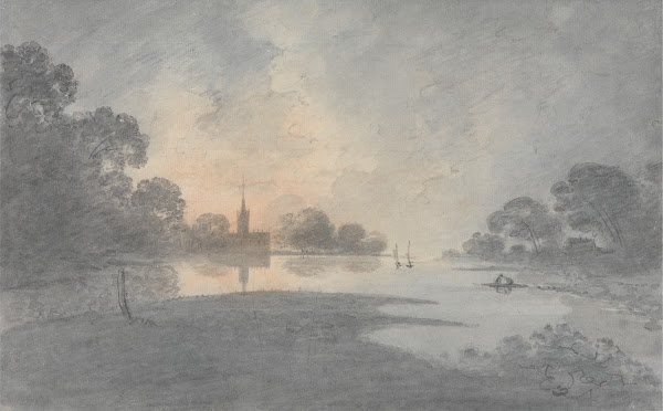 The River at Dusk Oxford 1792