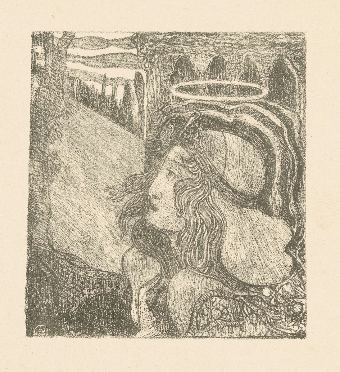 Vrouw met aureool 1873 1931