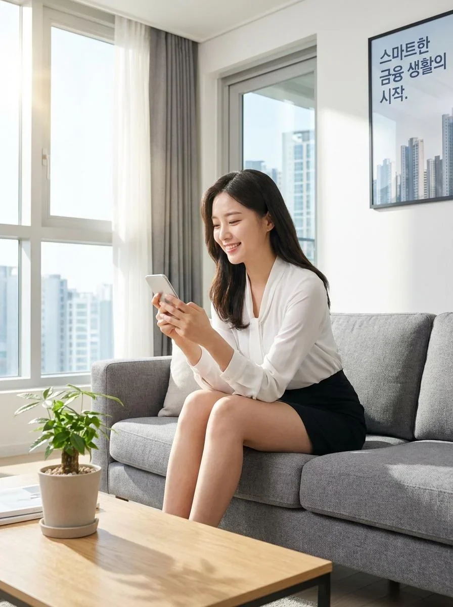 체크카드와 생활비 관리 이미지