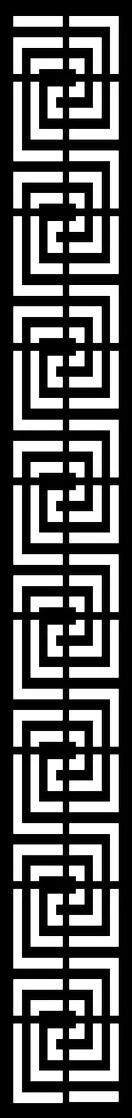 Interlocking Square Meander Pattern Free SVG for xTool Laser cutting and engraving