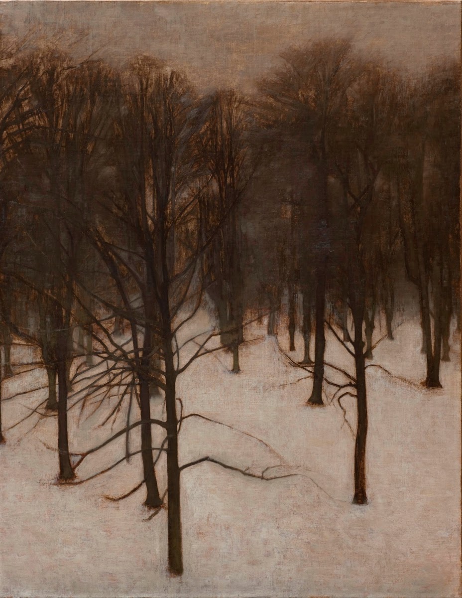 Søndermarken Park in winter 1895