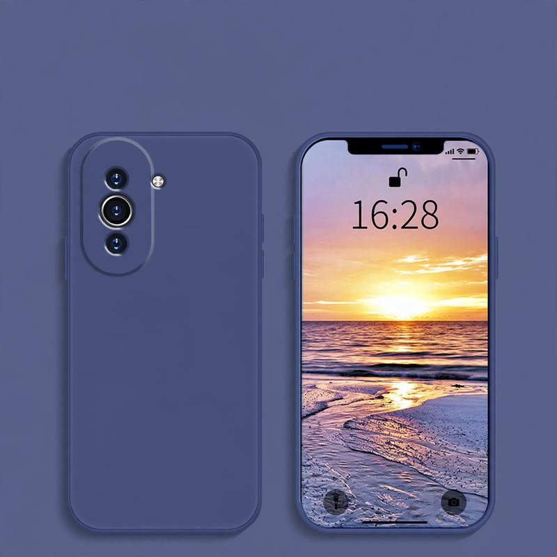 Silicone phone case with protective function