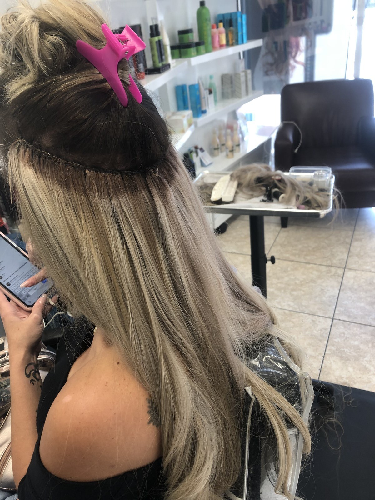 Hairdoctors hair extension result