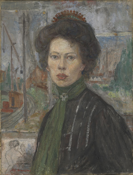 Portrait of the Swedish Painter Tora Holmström 1907
