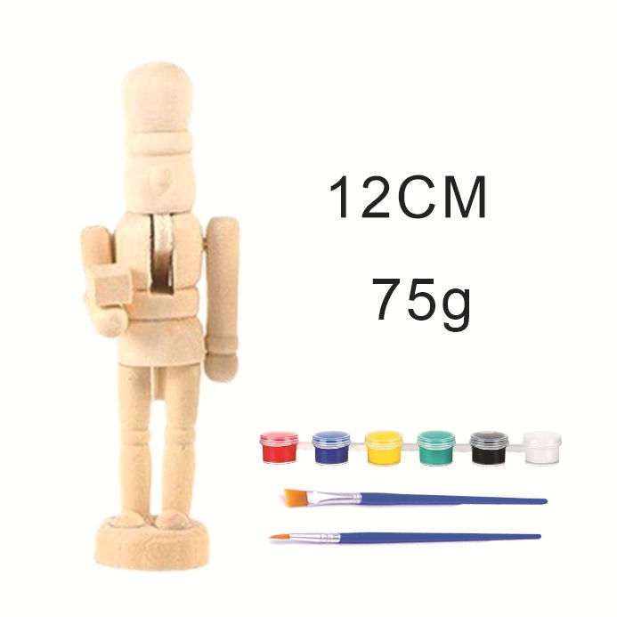 Wooden nutcracker blank for self-design